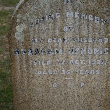 HENDRICKS Abraham -1921