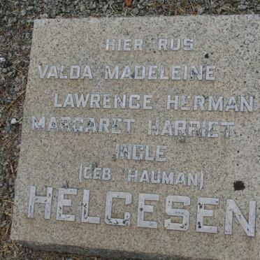 HELGESEN Lawrence Herman :: HELGESEN Valda Madeleine :: HELGESEN Margaret Harriet Ingle nee HAUMAN