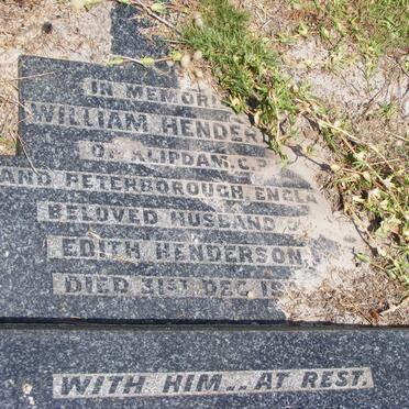 HENDERSON William -19??