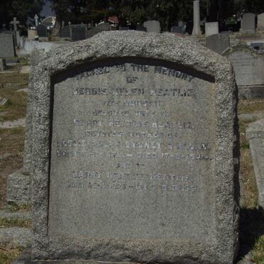 HEATLIE Barry Heatlie 1872-1951 &amp; Jessie Helen DUNCAN 1871-1944