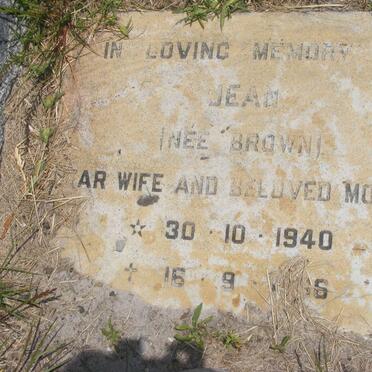 HARDING Jean nee BROWN 1940-???6