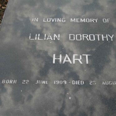 HART Lilian Dorothy 1909-2003