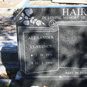 HAIR Alexander Clarence 1928-1998