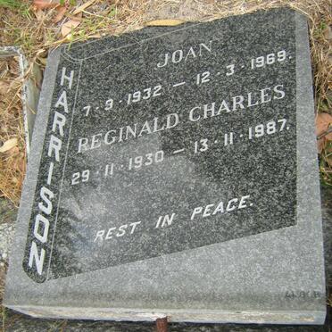 HARRISON Reginald Charles 1930-1987 &amp; Joan 1932-1969
