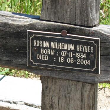HEYNES Rosina Wilhelmina 1934-2004