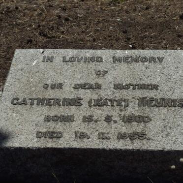 HEUNIS Catherine 1900-1955