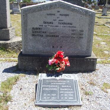 LOURENS Stephanus Johannes 1925-2004 &amp; Sheila Isabella HENDRIKSE 1926-2004