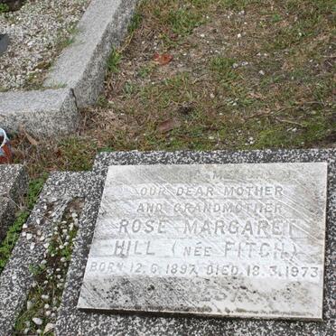 HILL Rose Margaret nee FITCH 1897-1973