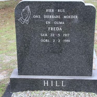 HILL Freda 1917-1981