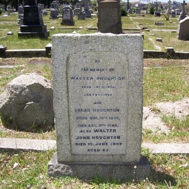 HOUGHTON Walter 1856-1924 &amp; Sarah 1850-1940 :: HOUGHTON Walter John -1947