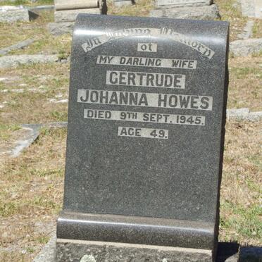 HOWES Gertrude Johanna -1945