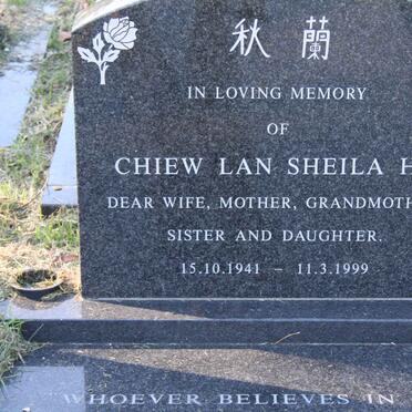 HO Chiew Lan Sheila 1941-1999