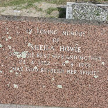 HOWIE Sheila 1932-1973