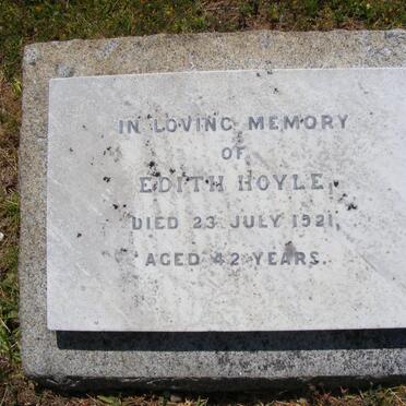 HOYLE Edith -1921