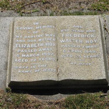 HOY Frederick Walter -1948 &amp; Elizabeth -1947