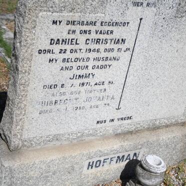 HOFFMAN Daniel Christian -1946 :: HOFFMAN Jimmy -1971 &amp; Huibrecht Johanna -1980