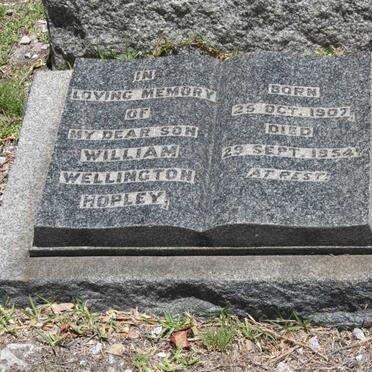 HOPLEY William Wellington 1907-1954