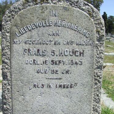 HOUGH Frans S. -1943