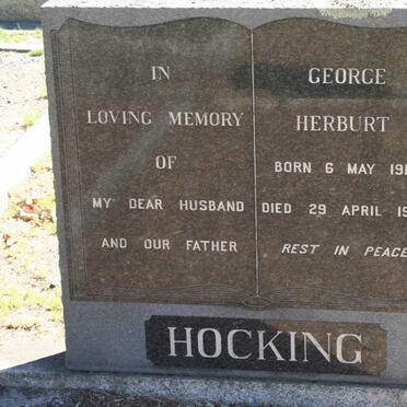 HOCKING George Herburt 1919-1968
