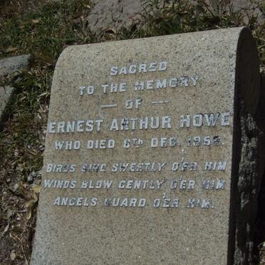 HOWE Ernest Arthur -1958