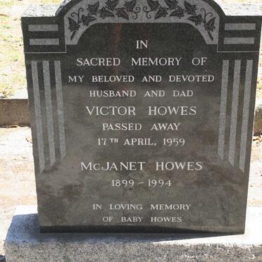 HOWES Victor -1959 :: HOWES McJanet 1899-1994