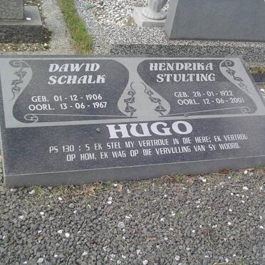 HUGO Dawid Schalk 1906-1967 &amp; Hendrina Stulting 1922-2001