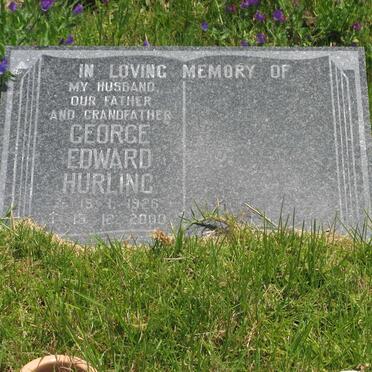 HURLING George Edward 1926-2000
