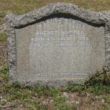 HUMPEL August 1886-1951