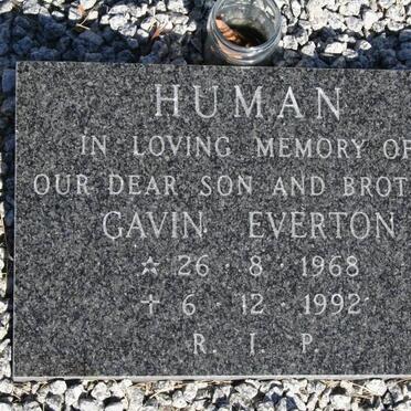 HUMAN Gavin Everton 1968-1992