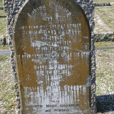 HURRELL Harry G. -1935 &amp; Gemima Mary JONES -192? :: GRASSOW William James -1954 &amp; Ruth Mary HURRELL -1976