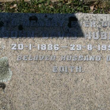 HUBNER John David 1886-1955