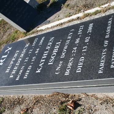 HURLY Rupert Frederick 1922-2006 &amp; Kathleen Isobel DOWSLEY 1921-2008