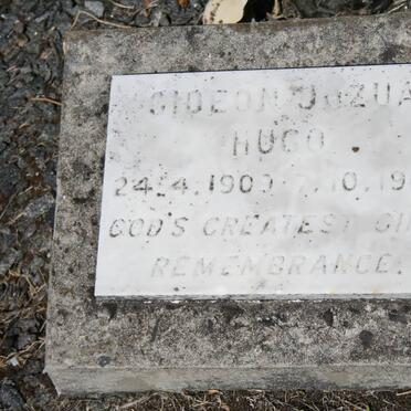 HUGO Gideon Jozua 1909-1965