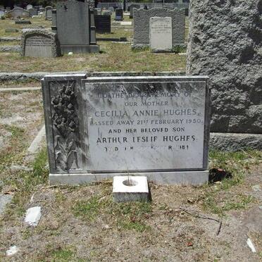 HUGHES Cecilia Annie -1950 :: HUGHES Arthur Leslie -1984