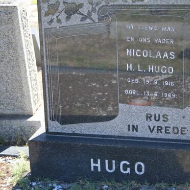 HUGO Nicolaas H.L. 1916-1969
