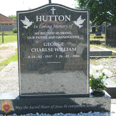 HUTTON George Charlse William 1937-2004