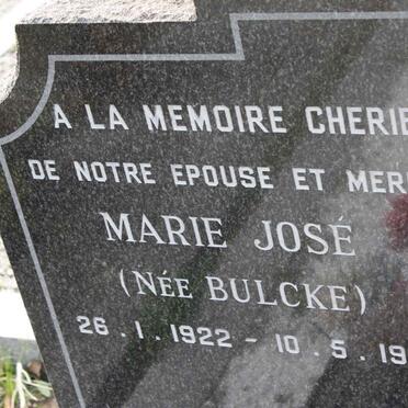 HUNTZINGER Marie José nee BULCKE 1922-1973