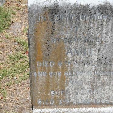 IMMELMAN John -1965 &amp; Annie -1963