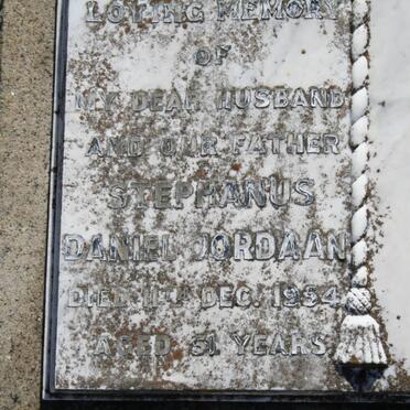 JORDAAN Stephanus Daniel -1954