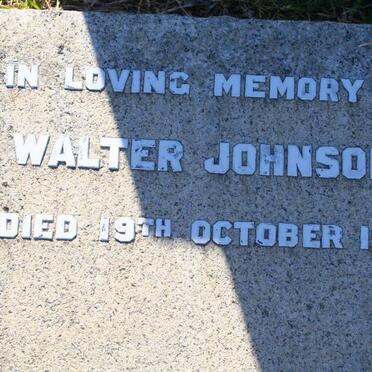 JOHNSON Walter -1961