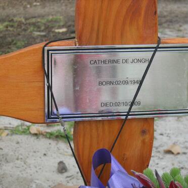 JONGH Catherine, de 1948-2009