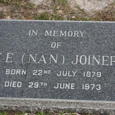 JOINER F.E. 1879-1973