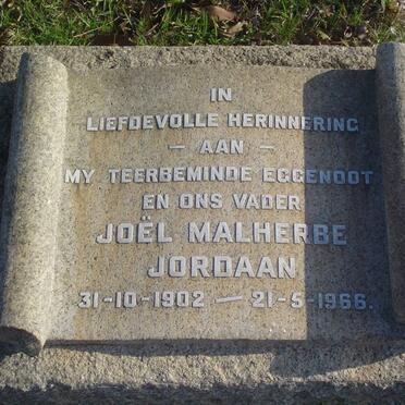 JORDAAN Joël Malherbe 1902-1966