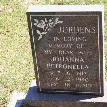 JORDENS Johanna Petronella 1917-1990