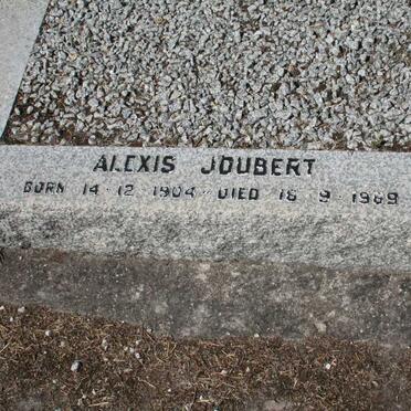 JOUBERT Alexis 1904-1969