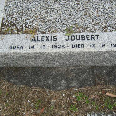 JOUBERT Alexis 1904-1969