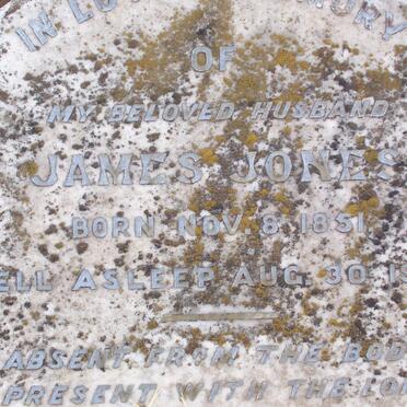 JONES James 1851-1927