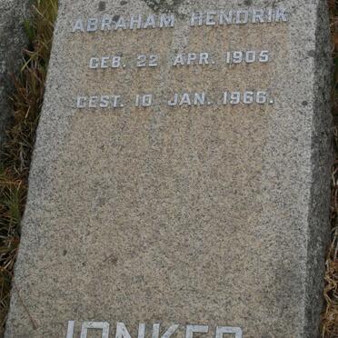 JONKER Abraham Hendrik 1905-1966