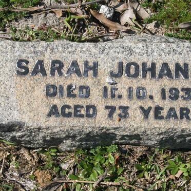 JOHANSEN Sarah -1933