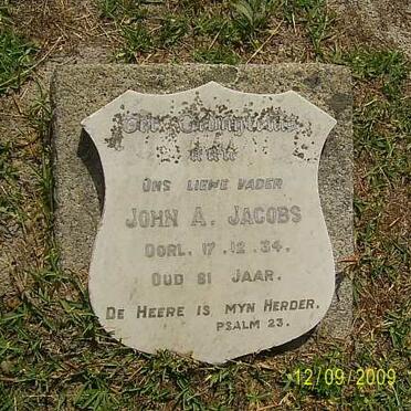 JACOBS John A. -1934